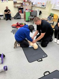 Strażacy z OSP Ryńsk w naszym internacie!