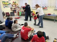 Strażacy z OSP Ryńsk w naszym internacie!