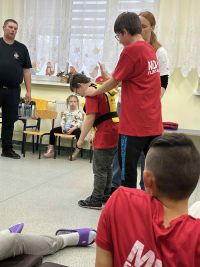 Strażacy z OSP Ryńsk w naszym internacie!