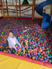 uczniowie podczas wycieczki do Solca Kujawskiego