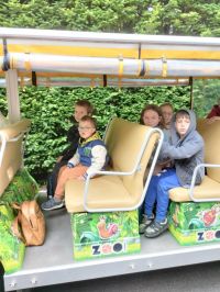 uczniowie podczas wycieczki po ZOO oraz rejs statkiem