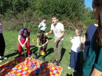 piknik ekologiczny, gry i zabawy na świezym powietrzu