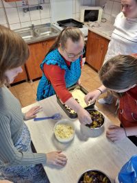 zajęcia kulinarne w kuchni